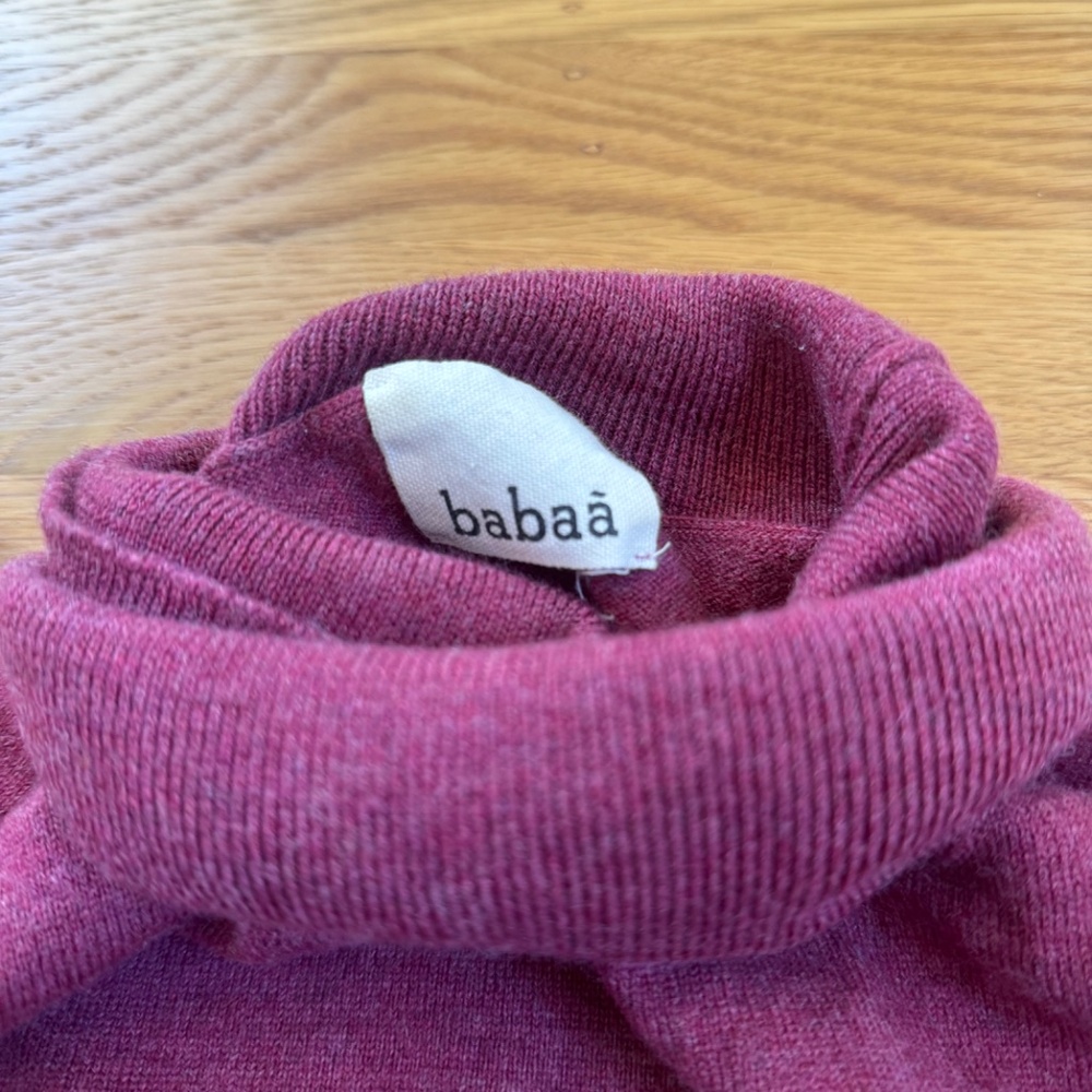 Baba Merino Wool Turtleneck View 2